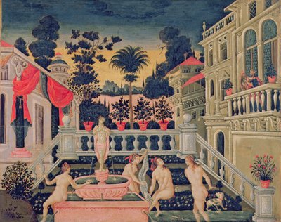 Davide che osserva Betsabea mentre si bagna, c.1650 da Theodoros Pulakis